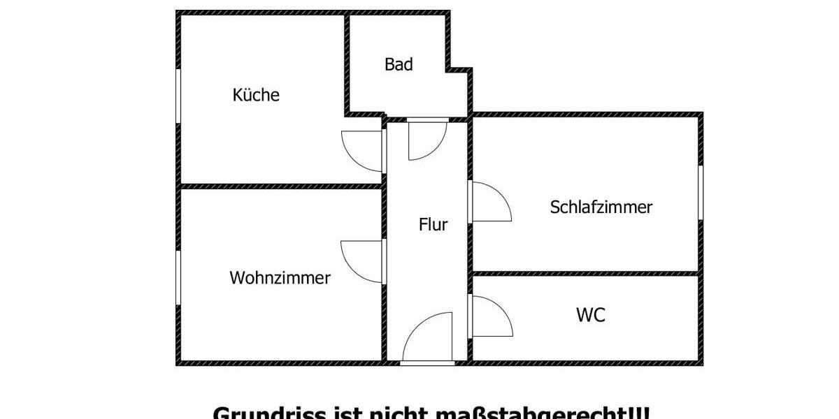 Etagenwohnung Doberschau-Gaußig Gaußig - 2 Zimmer, 50 m&sup2;, 220&euro; | Angebot:22055548