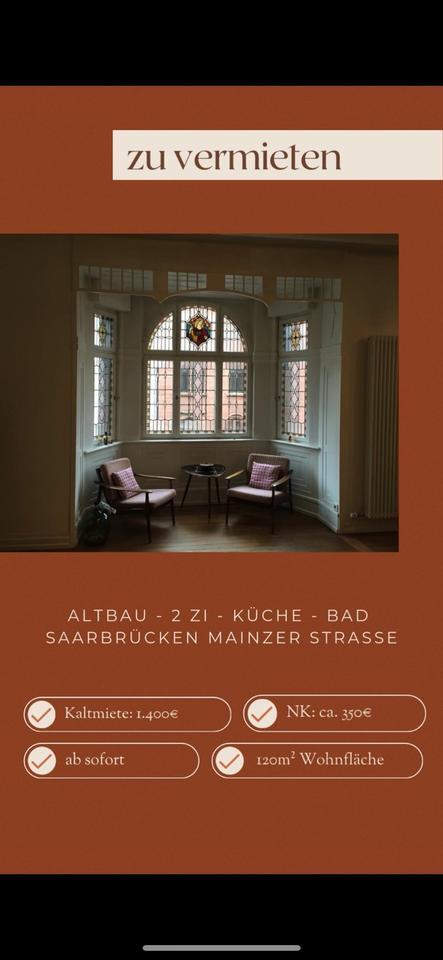 Wunderschöne AltbauWohnung Saarbrücken, 120m², 4 Zi, ab sofort