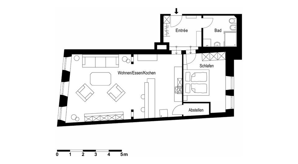 Etagenwohnung Landsberg am Lech Ellighofen - 2 Zimmer, 76 m&sup2;, 1.500&euro; | Angebot:26420655