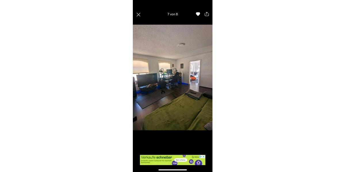 2 Raum Wohnung im Zentrum mit Einbauküche 2 zimmer