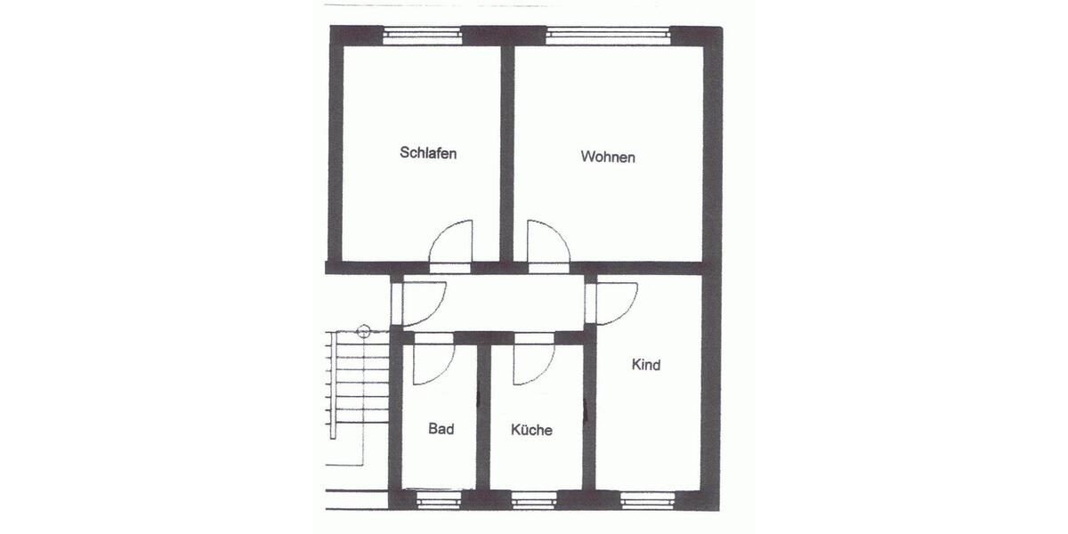 Erdgeschoßwohnung Greifswald Eldena - 3 Zimmer, 58 m&sup2;, 380&euro; | Angebot:26210777