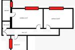 Etagenwohnung Rosche - 2 Zimmer, 53 m&sup2;, 480&euro; | Angebot:26448370