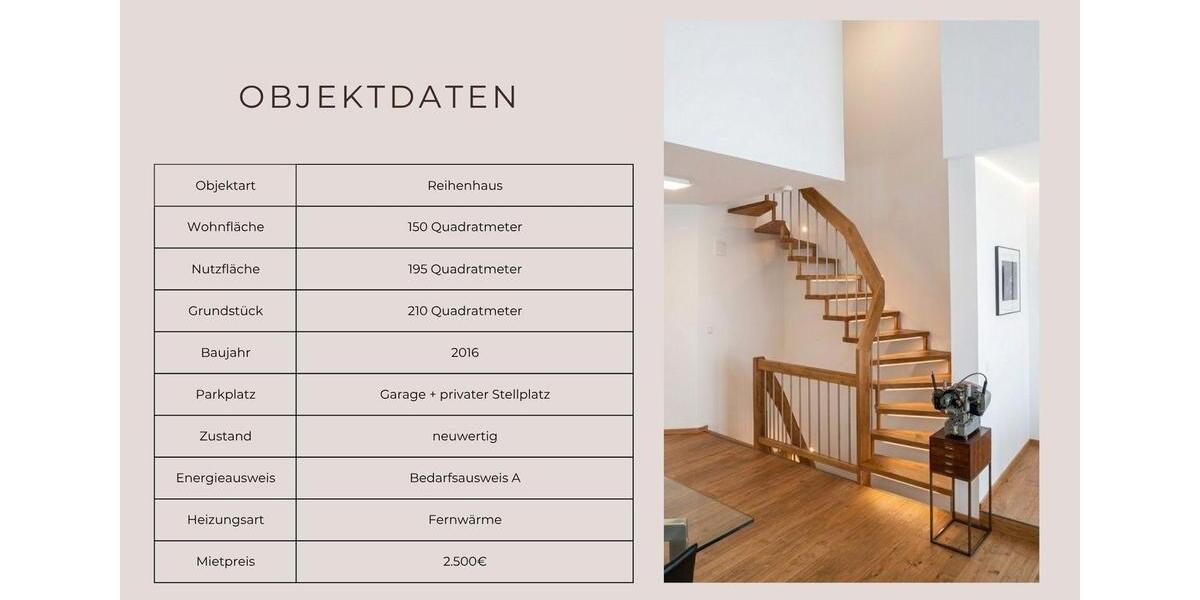 Reihenhaus Landshut - 5 Zimmer, 150 m&sup2;, 2.500&euro; | Angebot:26193644