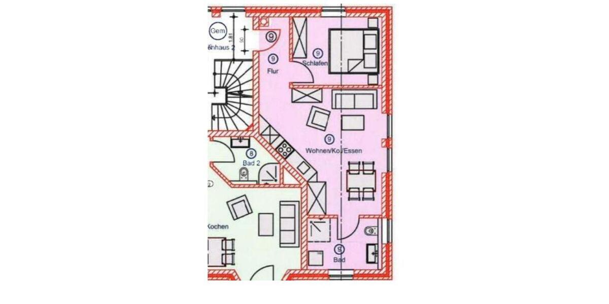 Etagenwohnung Sylt - 2 Zimmer, 43 m&sup2;, 1.172&euro; | Angebot:25569810