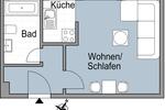 Perfekt für mich: interessantes 1,5-Zimmer-Single-Appartment 1 zimmer