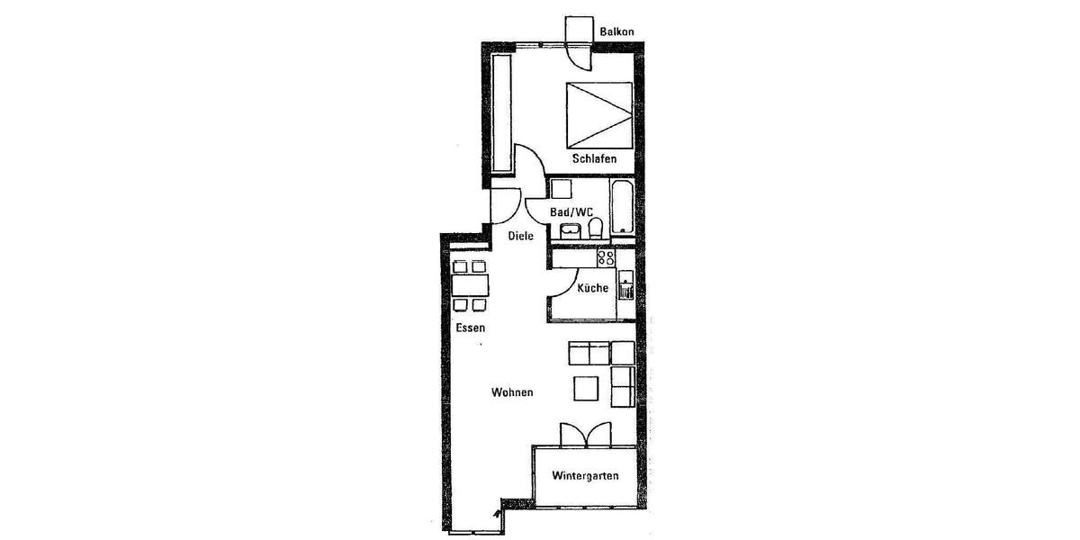 Schöne 2 Zimmerwohnung in zentraler Lage von Ludwigsburg 2 zimmer