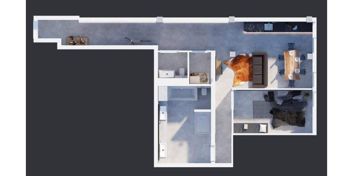 Stylische 2-Zimmer-Wohnung in zentraler Lage 2 zimmer