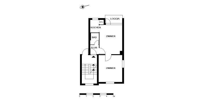 Wo das Leben so spielt - interessante 2-Zimmer-Wohnung zimmer