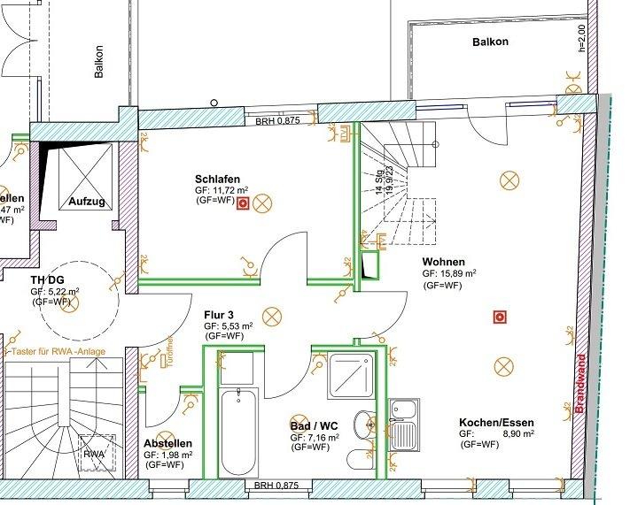 Maisonettenwohnung Rochlitz - 4 Zimmer, 92 m&sup2;, 736&euro; | Angebot:26342867