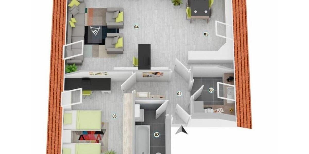 Geräumige 2-Zimmer-Dachgeschosswohnung in Weinsberg 2 zimmer