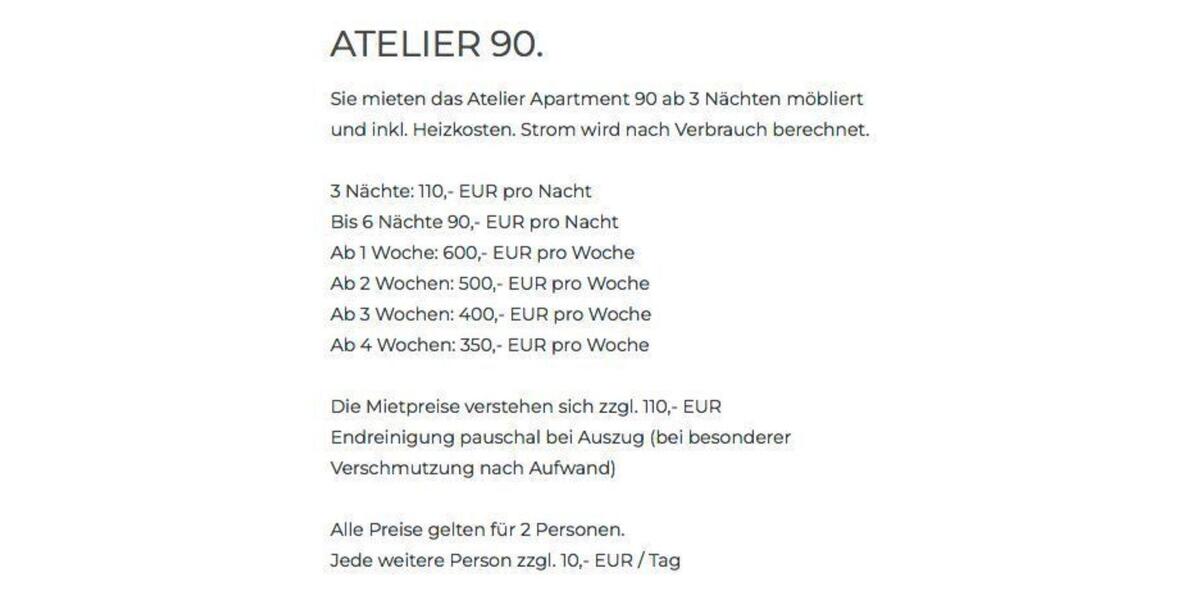Wohnen auf Zeit Lübbecke - 2 Zimmer, 90 m&sup2;, 50&euro; | Angebot:26003727