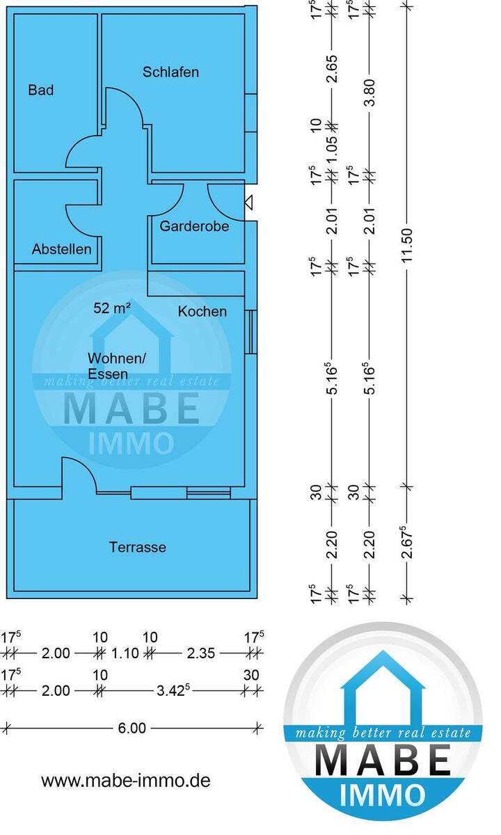 Wohlfühloase 2-Zimmer-Wohnung in der Neustadt! 2 zimmer