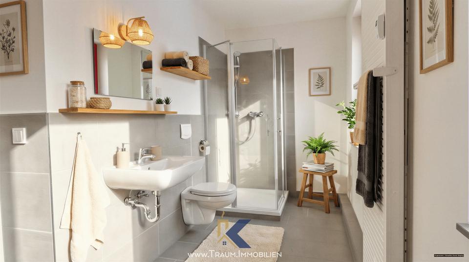 Dachgeschoßwohnung Mühlhausen (Thüringen) - 3 Zimmer, 66 m&sup2;, 426&euro; | Angebot:24976154