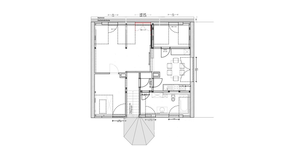 Wohnung im Zentrumsbereich Wurzen, 2,5-Raum-Dachgeschosswohnung 2 zimmer