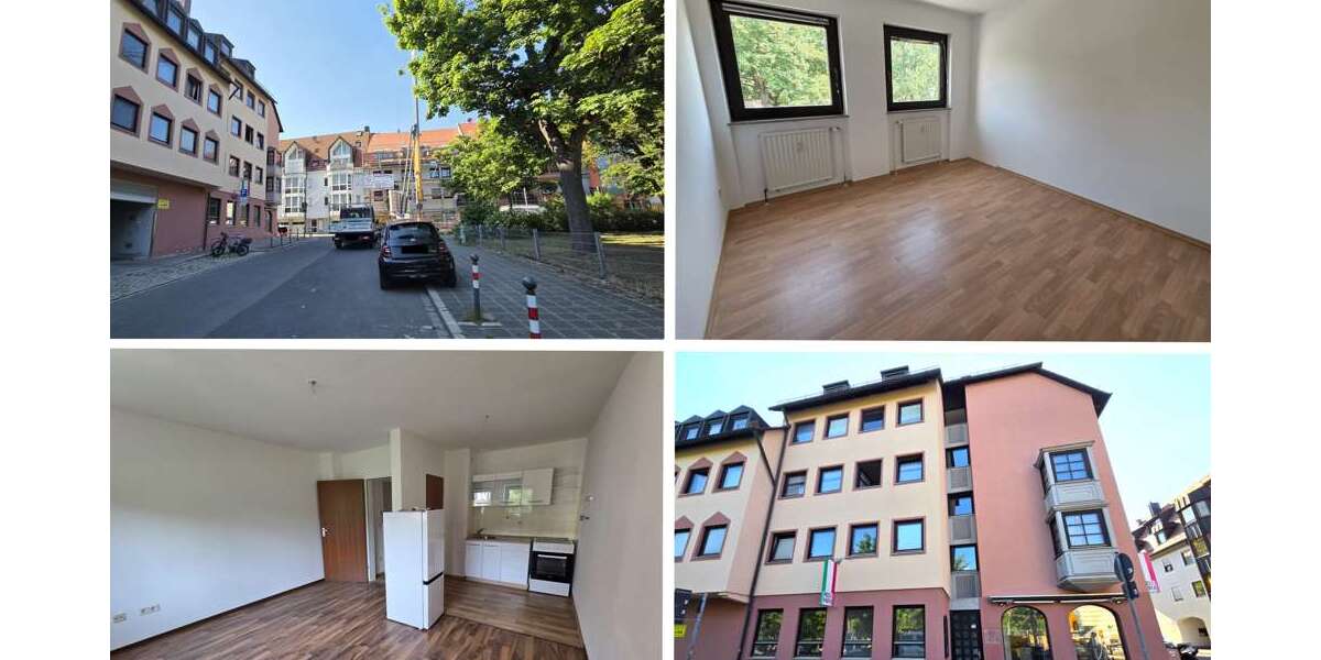 Etagenwohnung Nürnberg Gärten hinter der Veste - 2 Zimmer, 35 m&sup2;, 470&euro; | Angebot:27071474