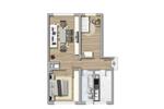 Etagenwohnung Borna - 3 Zimmer, 57 m&sup2;, 308&euro; | Angebot:26512228