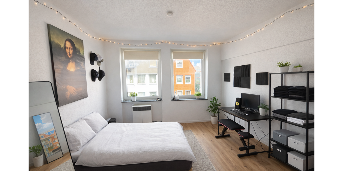 Etagenwohnung Düsseldorf - 1 Zimmer, 27 m&sup2;, 675&euro; | Angebot:27171550