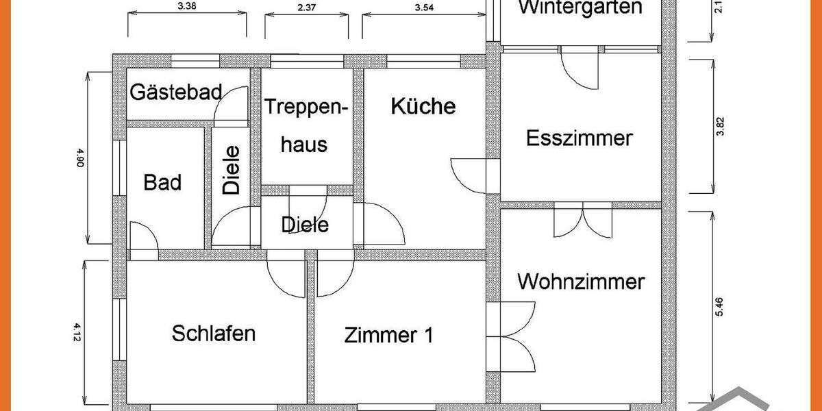 Etagenwohnung Wöllstein - 4 Zimmer, 130 m&sup2;, 990&euro; | Angebot:24748172