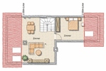 GEMÜTLICHE MAISONETTE – MODERNISIERTES BAD – GEPFLEGTER ZUSTAND 4 zimmer