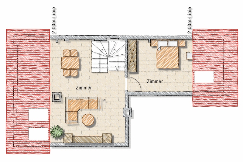 GEMÜTLICHE MAISONETTE – MODERNISIERTES BAD – GEPFLEGTER ZUSTAND 4 zimmer