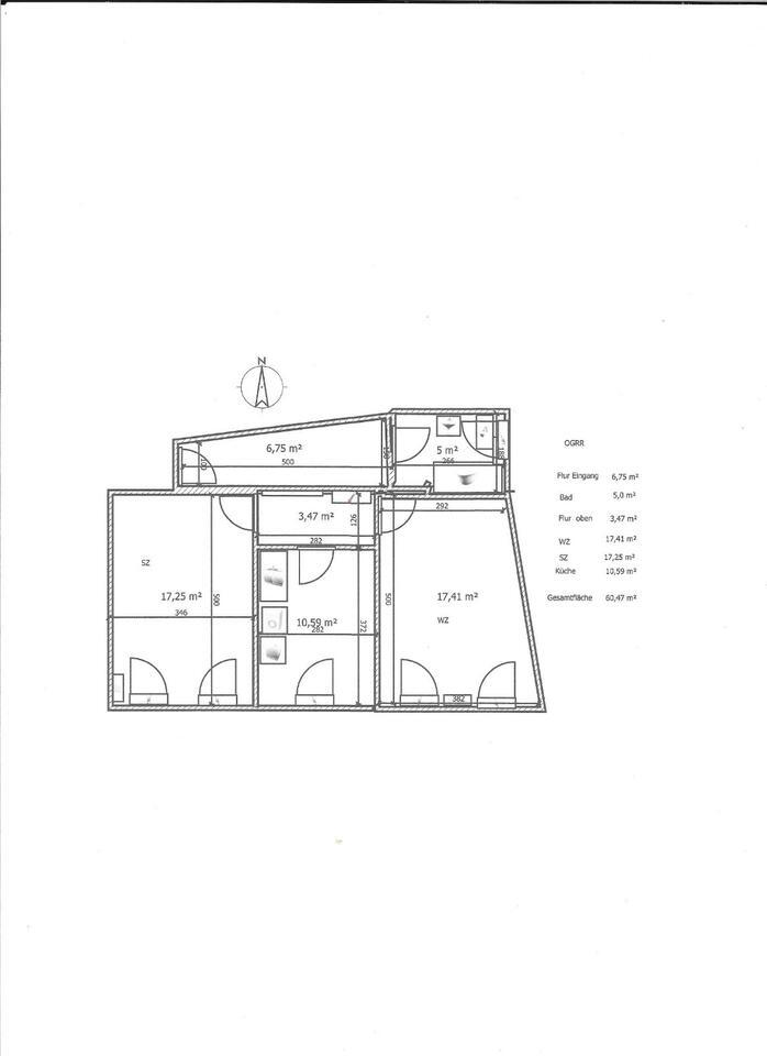 60 m² Wohnung - Horn Stadtmitte - Voll möbliert