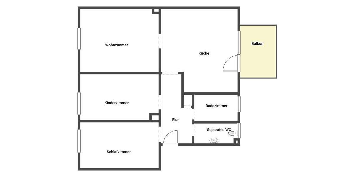 Etagenwohnung Kandel - 3 Zimmer, 67 m&sup2;, 679&euro; | Angebot:25878806