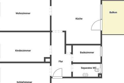 Wohnung Kandel - 3 Zimmer, 67 m&sup2;, 679&euro; | Angebot:25878806