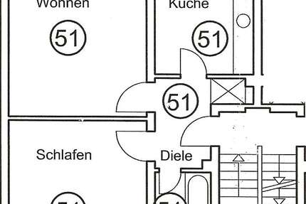 Wohnung zum Mieten in Mülheim an der Ruhr 488 € 53.3 m² 2 zimmer