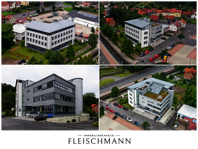 Helle 2-Zimmer-Bürofläche mit Tiefgaragenplätzen in Suhl. Glasfaseranschluss vorhanden!!