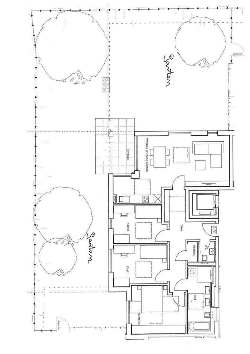 +++NU-Burlafingen, 4-Zi.-Mietwohnung, 105,60 m² Wfl., EG, großer Garten, Küche, 2 TG-Stpl.+++ 4 zimmer