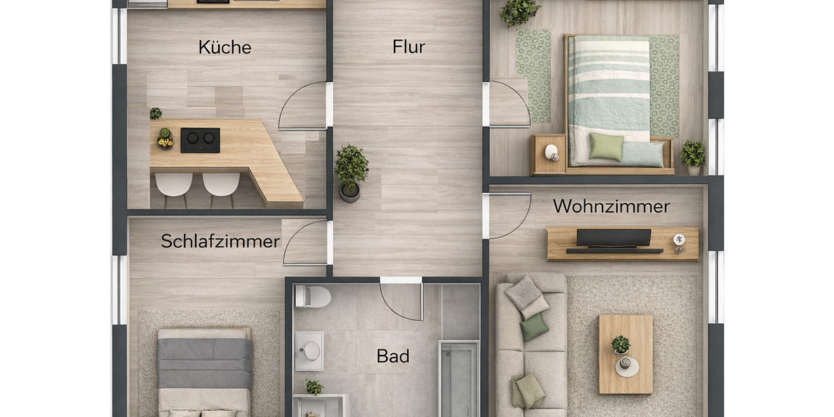 Hochparterre Grimma - 3 Zimmer, 75 m&sup2;, 550&euro; | Angebot:24982701