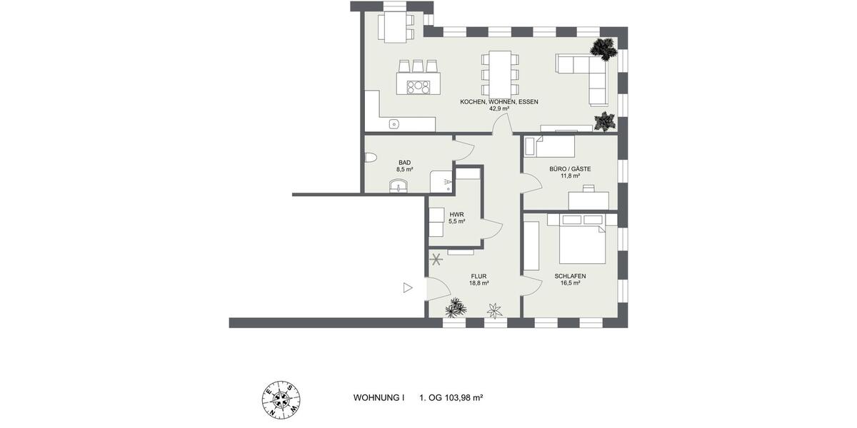 Loft - Studio - Atelier Eystrup - 2.5 Zimmer, 104 m&sup2;, 780&euro; | Angebot:26001547