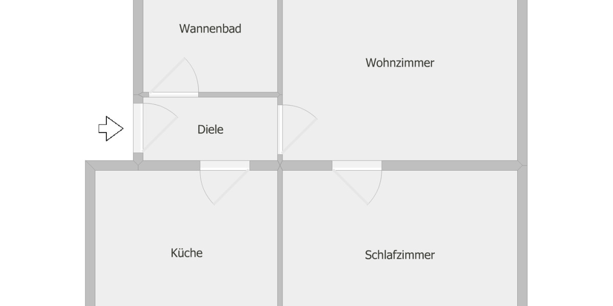 ~ Tolle Etagenwohnung + renoviert + ruhige Lage nah am Kanal ~ 2 zimmer