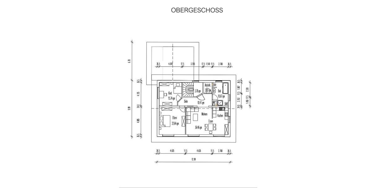 Etagenwohnung Schnaitsee - 3 Zimmer, 95 m&sup2;, 950&euro; | Angebot:26587906