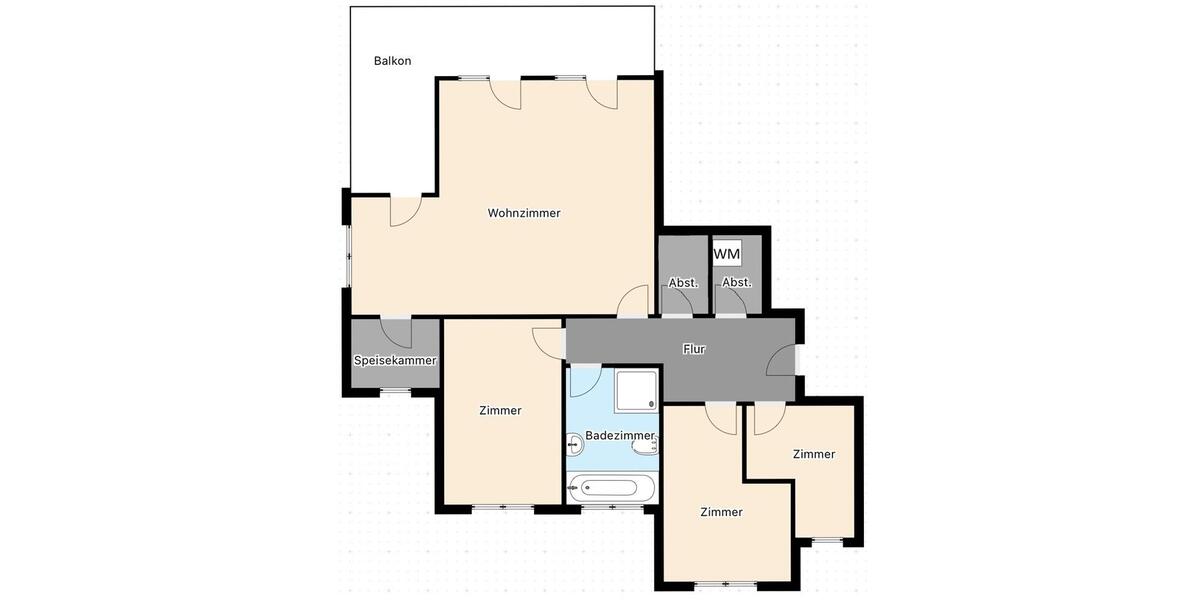 Etagenwohnung Märkisch Buchholz - 4 Zimmer, 108 m&sup2;, 1.292&euro; | Angebot:26646809