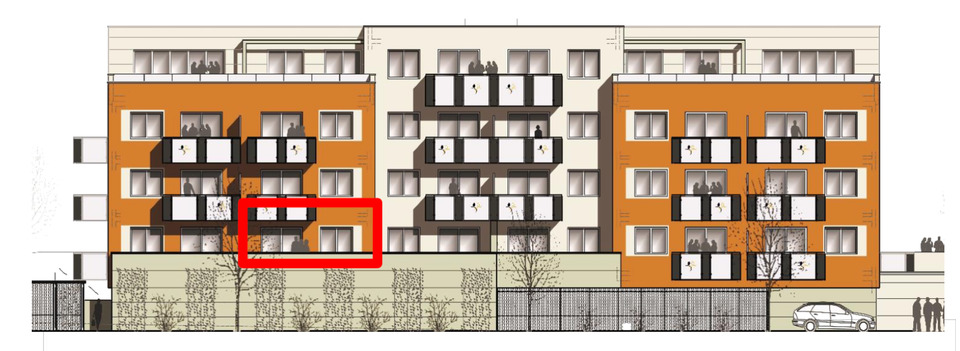 Neubau 3 Zimmer Wohnung mit großzügiger Terasse 3 zimmer