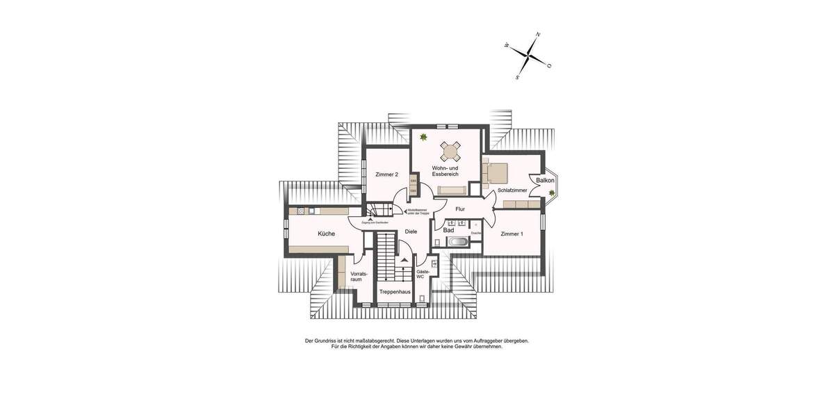 Etagenwohnung Stuttgart Sonnenberg - 4 Zimmer, 108 m&sup2;, 2.150&euro; | Angebot:25215153