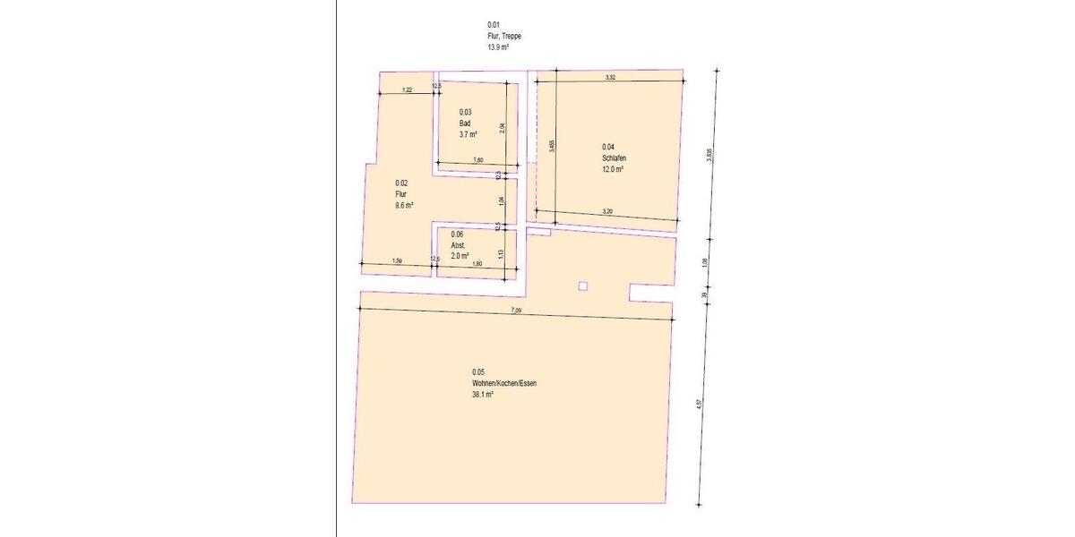 Erdgeschoßwohnung Nordhausen - 2 Zimmer, 57 m&sup2;, 619&euro; | Angebot:26220831