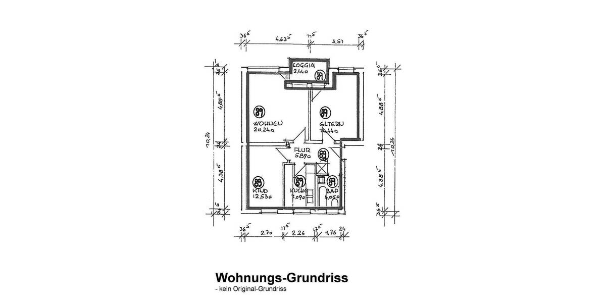 Etagenwohnung Neu Wulmstorf - 3 Zimmer, 66 m&sup2;, 720&euro; | Angebot:26141073