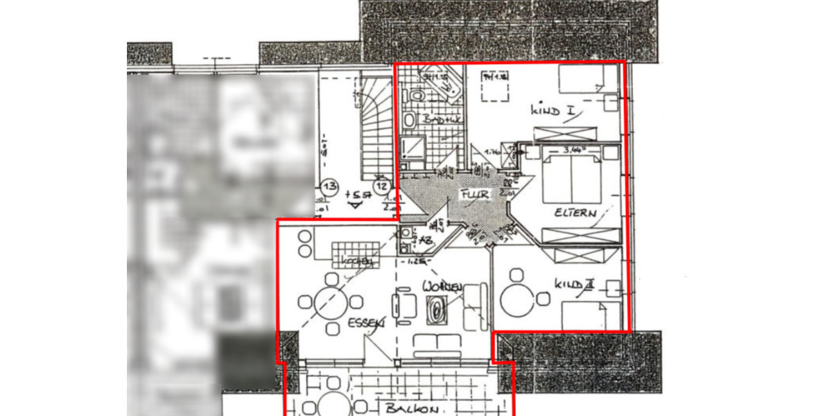 Dachgeschoßwohnung Brakel - 3 Zimmer, 79 m&sup2;, 367&euro; | Angebot:24687375
