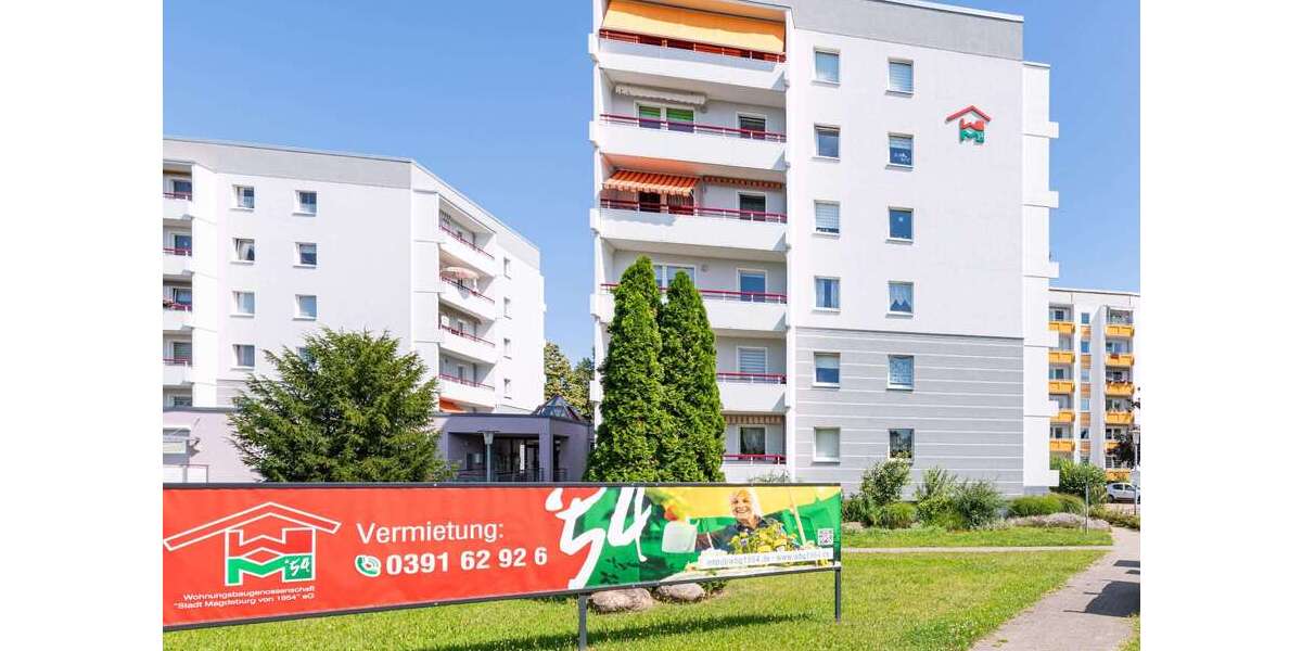 Etagenwohnung Magdeburg Alt Olvenstedt - 1 Zimmer, 35 m&sup2;, 245&euro; | Angebot:26030327