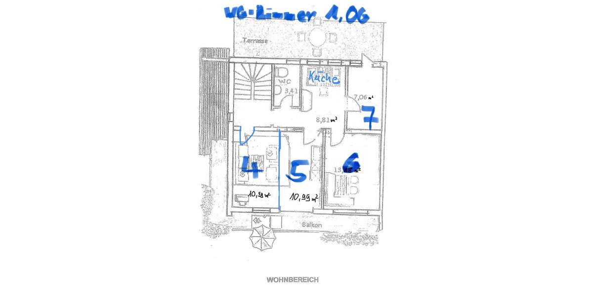 Etagenwohnung Kumhausen - 1 Zimmer, 8 m&sup2;, 600&euro; | Angebot:26039144