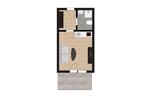 Etagenwohnung Passau Auerbach - 1 Zimmer, 24 m&sup2;, 265&euro; | Angebot:26677651