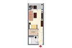 Etagenwohnung Döbeln - 1 Zimmer, 30 m&sup2;, 210&euro; | Angebot:26336985