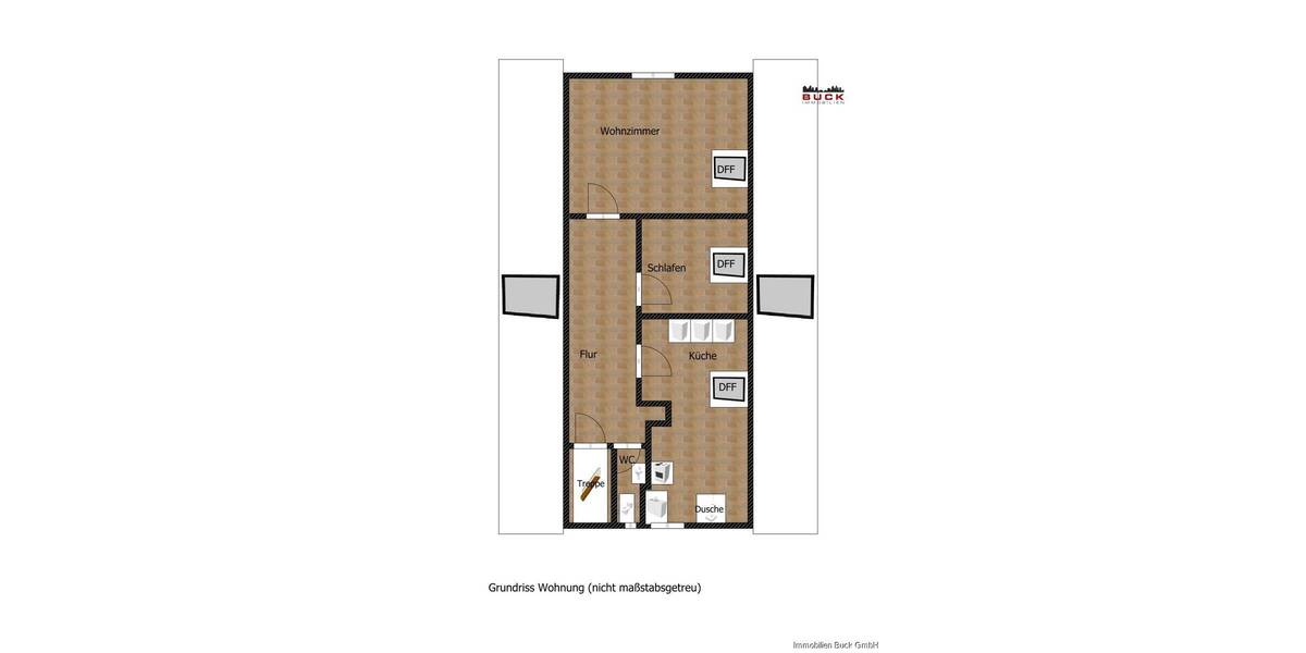 Etagenwohnung Geislingen an der Steige Geislingen - 2 Zimmer, 49 m&sup2;, 550&euro; | Angebot:26160535