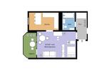 Wohnen auf Zeit Papendorf - 1 Zimmer, 35 m&sup2;, 39&euro; | Angebot:26700064