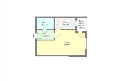Wohnung zum Mieten in Dortmund 295,10 € 47 m²