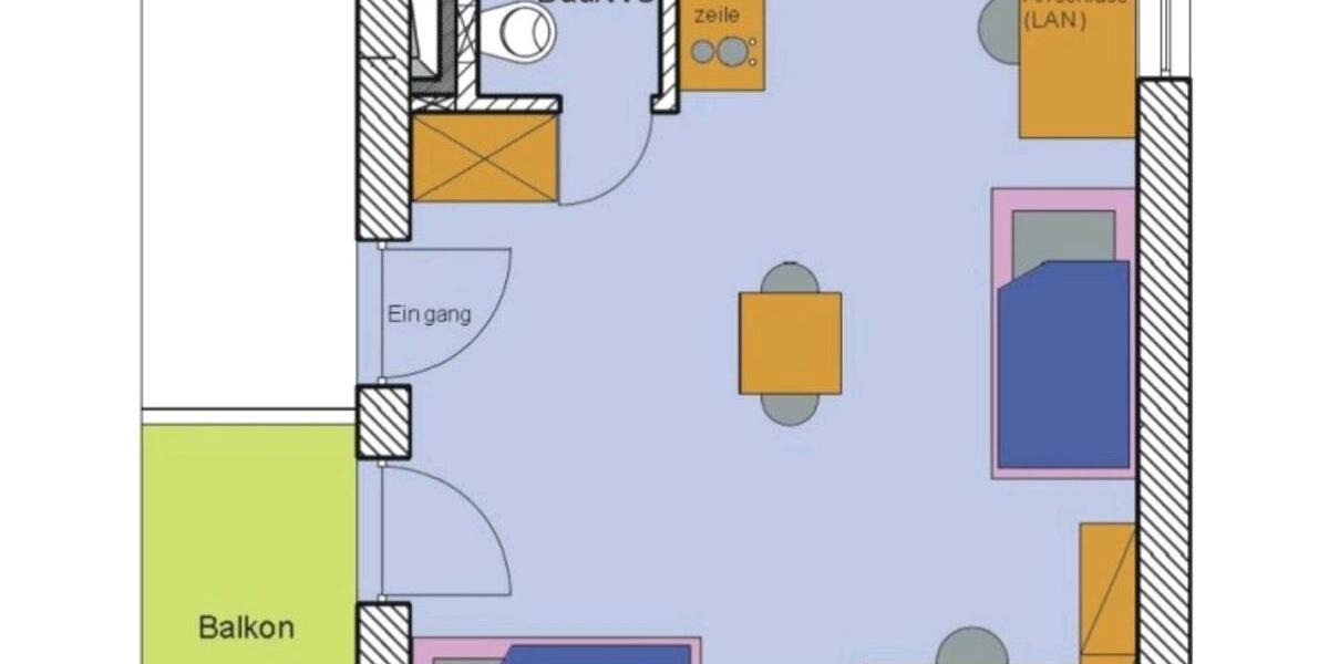 Wohnen auf Zeit Ingolstadt Nordost - 1 Zimmer, 35 m&sup2;, 400&euro; | Angebot:25216392