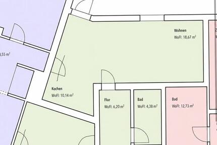 Wohnung Versmold - 2 Zimmer, 62 m&sup2;, 700&euro; | Angebot:26617935