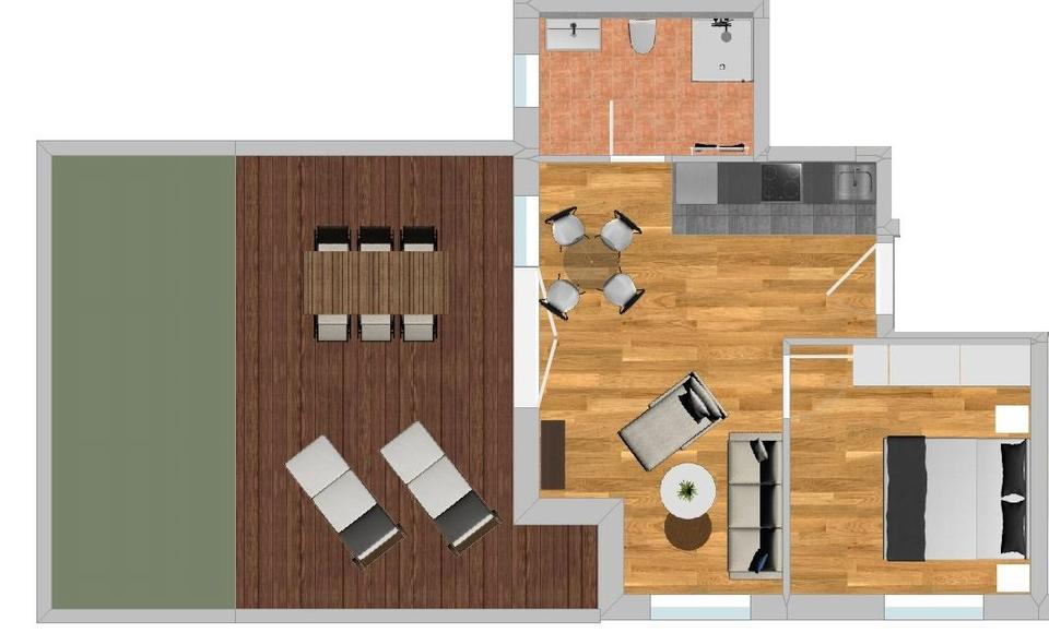 Etagenwohnung Crailsheim - 2 Zimmer, 54 m&sup2;, 1.399&euro; | Angebot:26366203